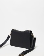 Valentino ivy clean shoulder bag with detachable crossbody strap in black