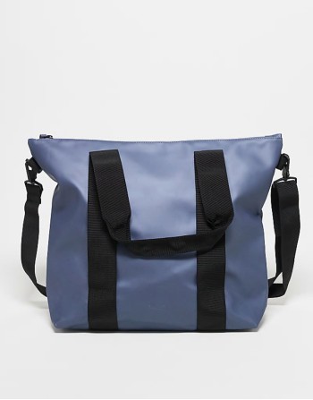 14160 waterproof mini tote bag in shiny blue