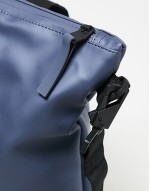 14160 waterproof mini tote bag in shiny blue