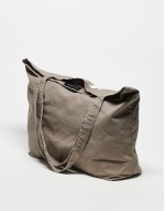 Orlando unisex shopper tote bag in chestnut brown