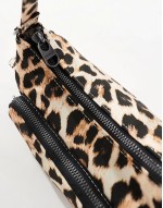 40% New slouchy shoulder bag in leopard print