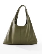 slouchy shopper bag in khaki