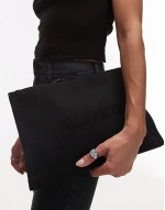 bettina knit clutch in black